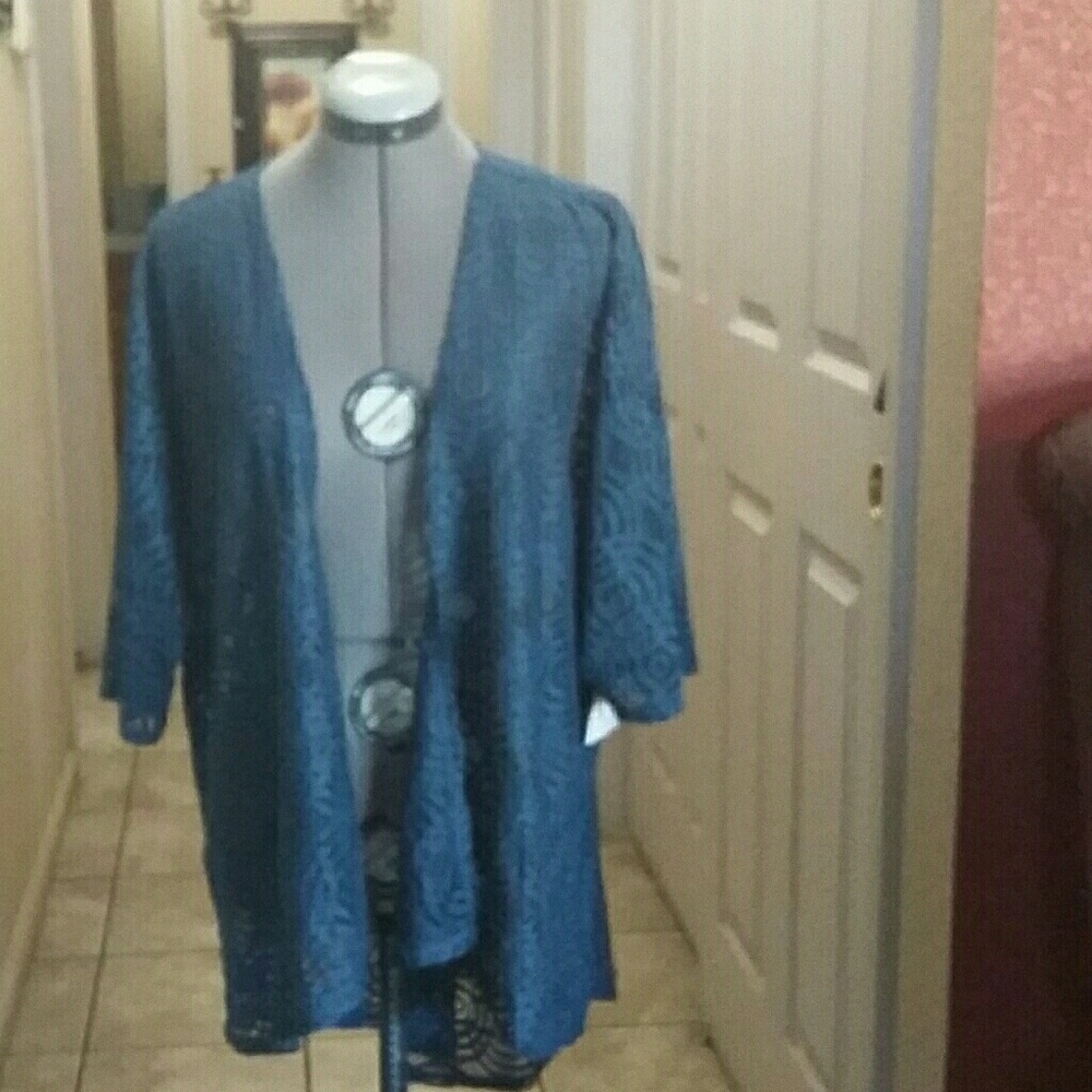 LULAROE WOMEN'S  Linsay Cardigan zise  Small Lace